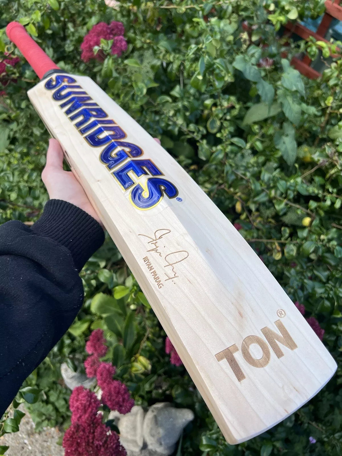 SS TON Riyan Parag Players Edition Cricket Bat Short Handle