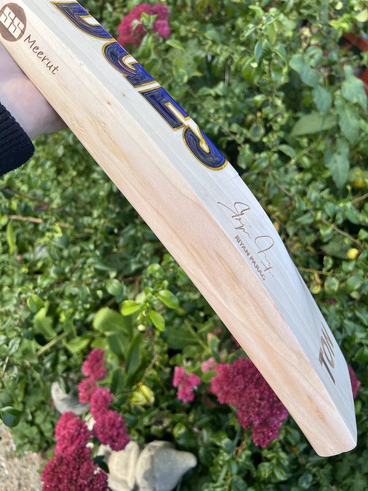 SS TON Riyan Parag Players Edition Cricket Bat Short Handle