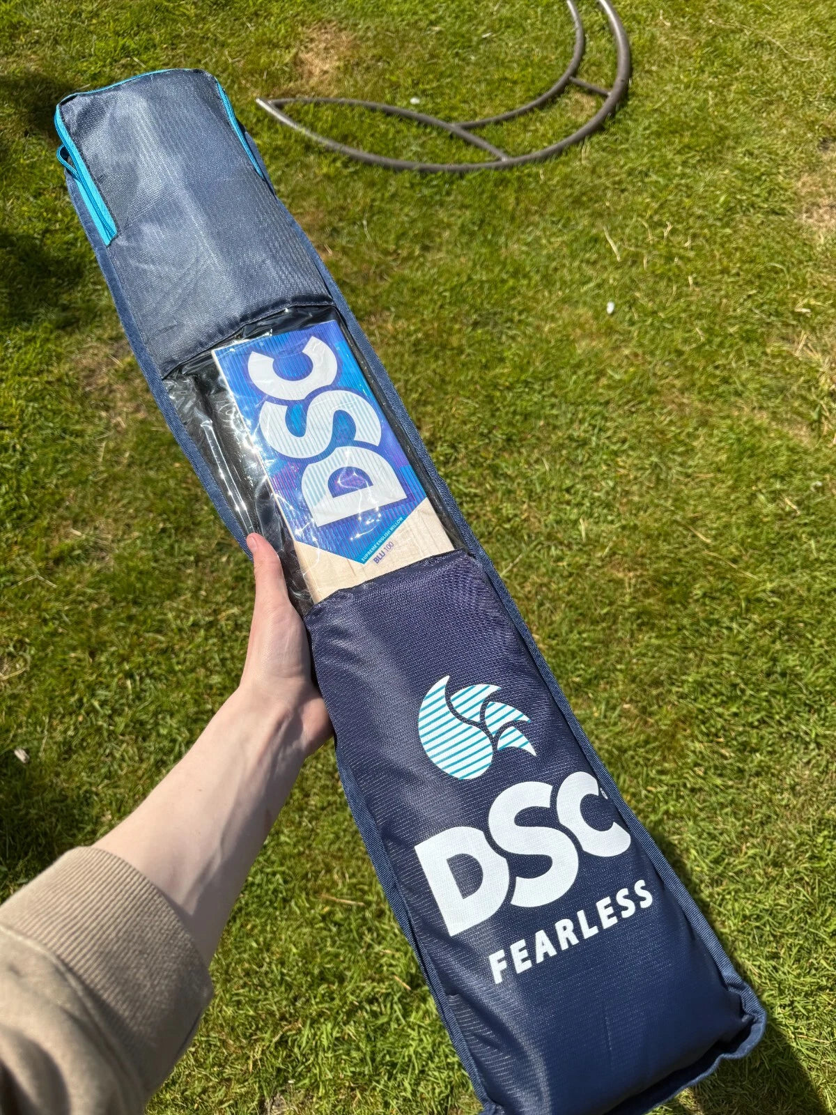 DSC Blu 100 Cricket Bat Short Handle 2lbs 10oz