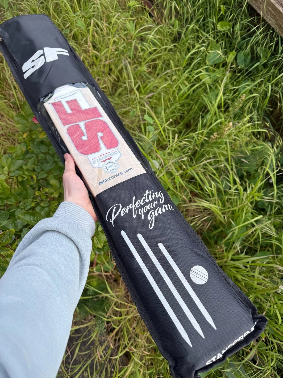 SF Stanford Incredible 7500 Cricket Bat Short Handle 2lbs 9oz