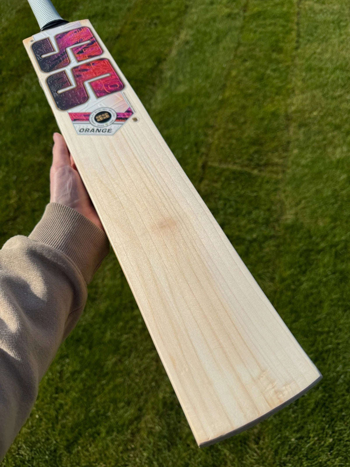 SS TON Orange Cricket Bat Short Handle 2lbs 9oz