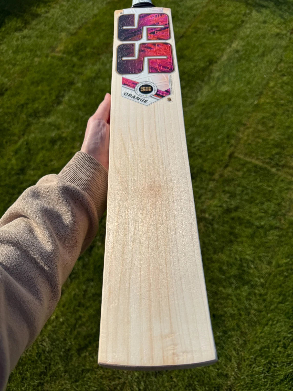 SS TON Orange Cricket Bat Short Handle 2lbs 9oz